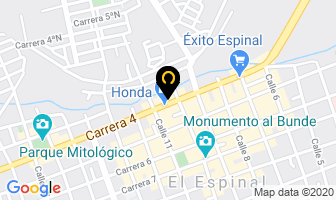 Mapa de Hotel pacanaima en Espinal