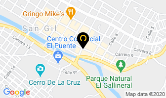 Mapa de Hotel Palacio en San Gil