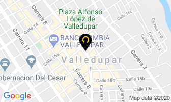 Mapa de Hotel Palatino en Valledupar