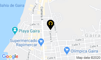 Mapa de Hotel Palmeras en Santa Marta