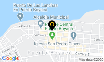 Mapa de Hotel Panamericano en Puerto Boyacá