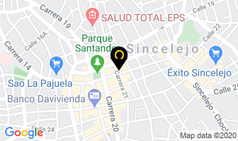 Mapa de Hotel Panamericano en Sincelejo