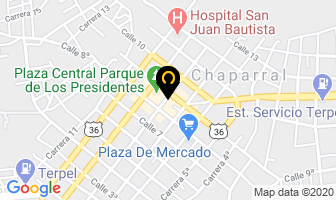 Mapa de Hotel panorama en Chaparral