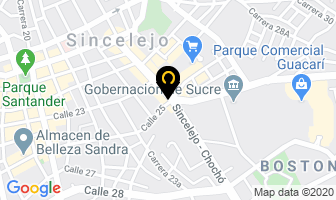 Mapa de Hotel Panorama. en Sincelejo