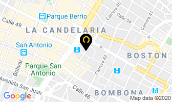 Mapa de Hotel Panorama. en Medellín