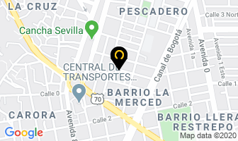 Mapa de Hotel Paraiso en Cúcuta