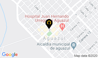 Mapa de Hotel parque central en Aguazul
