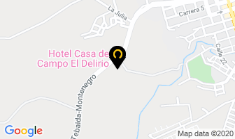 Mapa de Hotel Parque Del Cafe en Montenegro