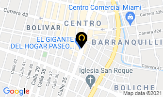 Mapa de Hotel Paseo Colón en Barranquilla