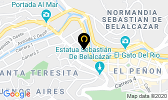 Mapa de Hotel Pensión Del Oeste en Cali