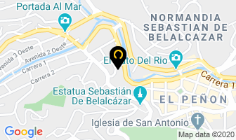 Mapa de Hotel pension del oeste cali colombia en Cali