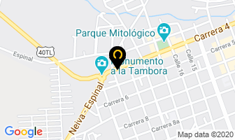 Mapa de Hotel pijao en Espinal