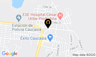 Mapa de Hotel Piscis Ltda. en Caucasia