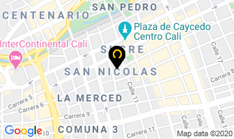 Mapa de Hotel Plaza Cali en Cali