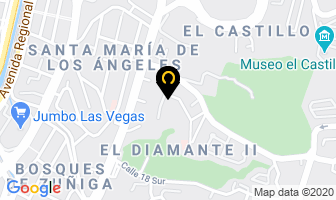 Mapa de Hotel Poblado Campestre en Medellín