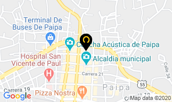 Mapa de Hotel Portofino en Paipa
