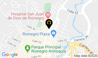 Mapa de Hotel Portón De Oriente en Medellín