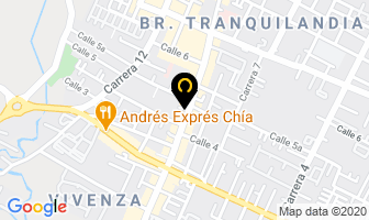 Mapa de Hotel Posada Casablanca en Chía