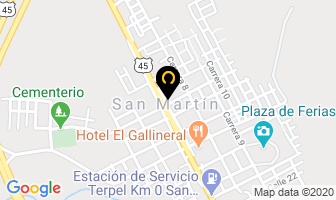 Mapa de Hotel Posada Sueño Real en San Martín