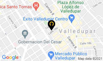Mapa de Hotel Provincia en Valledupar