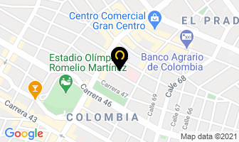 Mapa de Hotel Puerta de Oro en Barranquilla