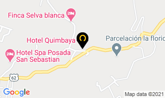 Mapa de Hotel Quimbaya en San Jerónimo