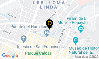 Mapa de Hotel Real Popayán en Popayán