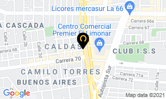 Mapa de Hotel Residencial el Balcón en Cali