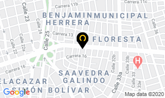 Mapa de Hotel Residencial Orly en Cali