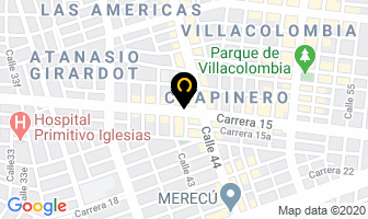 Mapa de Hotel Residencias Las Violetas en Cali