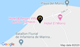 Mapa de Hotel Resort Villa Del Sol en Tumaco