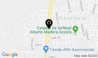 Mapa de Hotel Restaurante Malecón en Caucasia