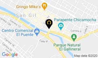 Mapa de Hotel Riposo en San Gil