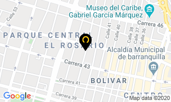 Mapa de Hotel Rivera Del Mar en Barranquilla
