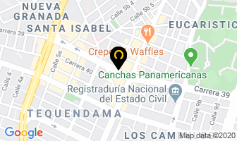 Mapa de Hotel Rooselvet Spa en Cali