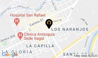 Mapa de Hotel Ruiseñor en Itaguí