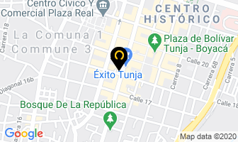 Mapa de Hotel Saboy en Tunja