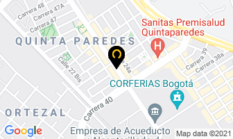 Mapa de Hotel Salitre Royal en Bogotá D.C