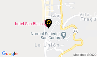 Mapa de Hotel San Blass en La Unión