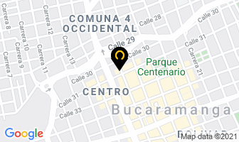 Mapa de Hotel San Luis en Bucaramanga