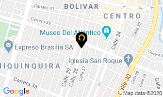 Mapa de Hotel San Marcos en Barranquilla