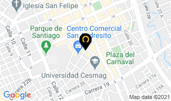 Mapa de Hotel San Sebastián en Pasto