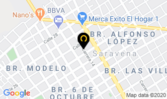 Mapa de Hotel Sandra en Saravena