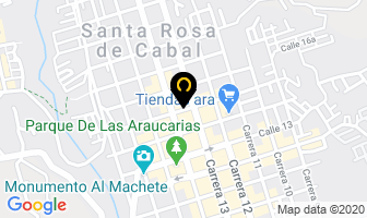 Mapa de *hotel Santa Juana* en Santa Rosa de Cabal