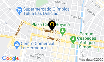 Mapa de Hotel Santa María en Tulua