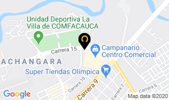 Mapa de Hotel Santa Maria en Popayán
