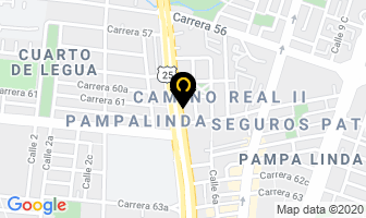 Mapa de Hotel Santamaria Plaza Cali en Cali