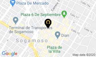 Mapa de Hotel Sol internacional en Sogamoso