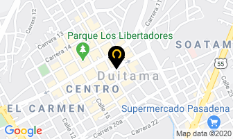 Mapa de Hotel Suarel Center en Duitama
