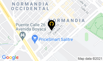 Mapa de Hotel Suite De Normandía en Bogotá D.C